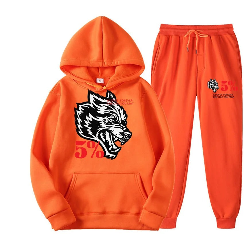 Fashion New Hip Hop Wolf head Print Men’s Jackets
