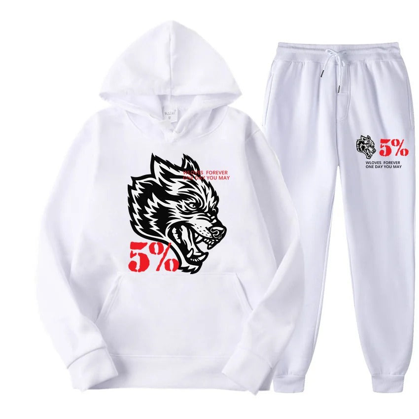 Fashion New Hip Hop Wolf head Print Men’s Jackets