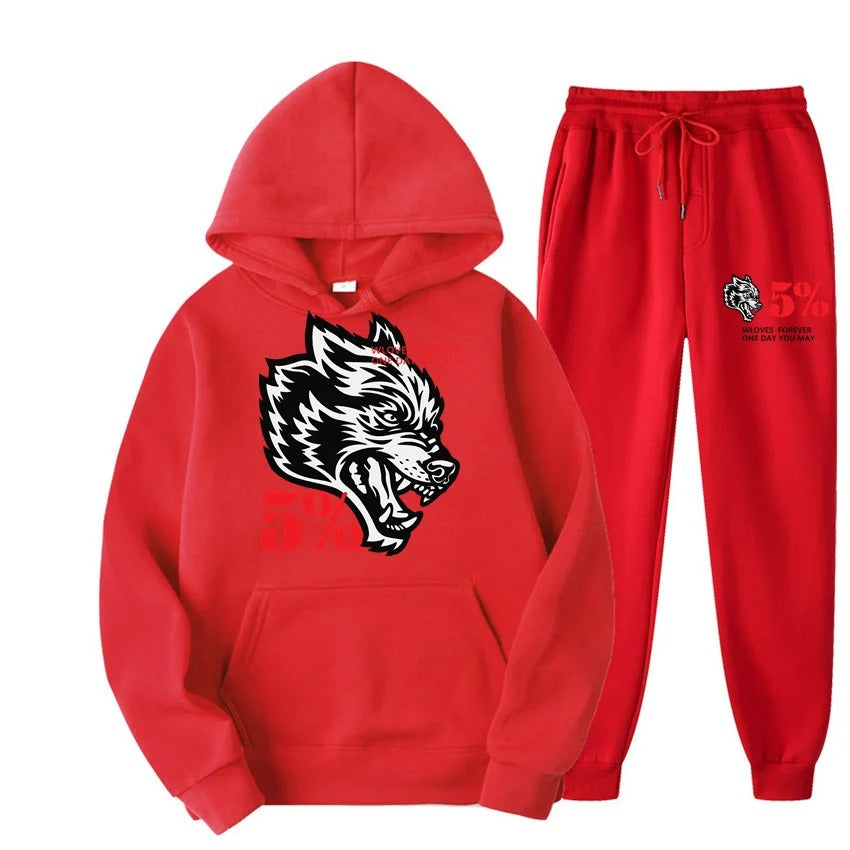 Fashion New Hip Hop Wolf head Print Men’s Jackets